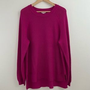 Fuchsia Ling Sleeve Sweater Top